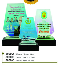 Crystal Glass Plaque NC8000 NC8000
